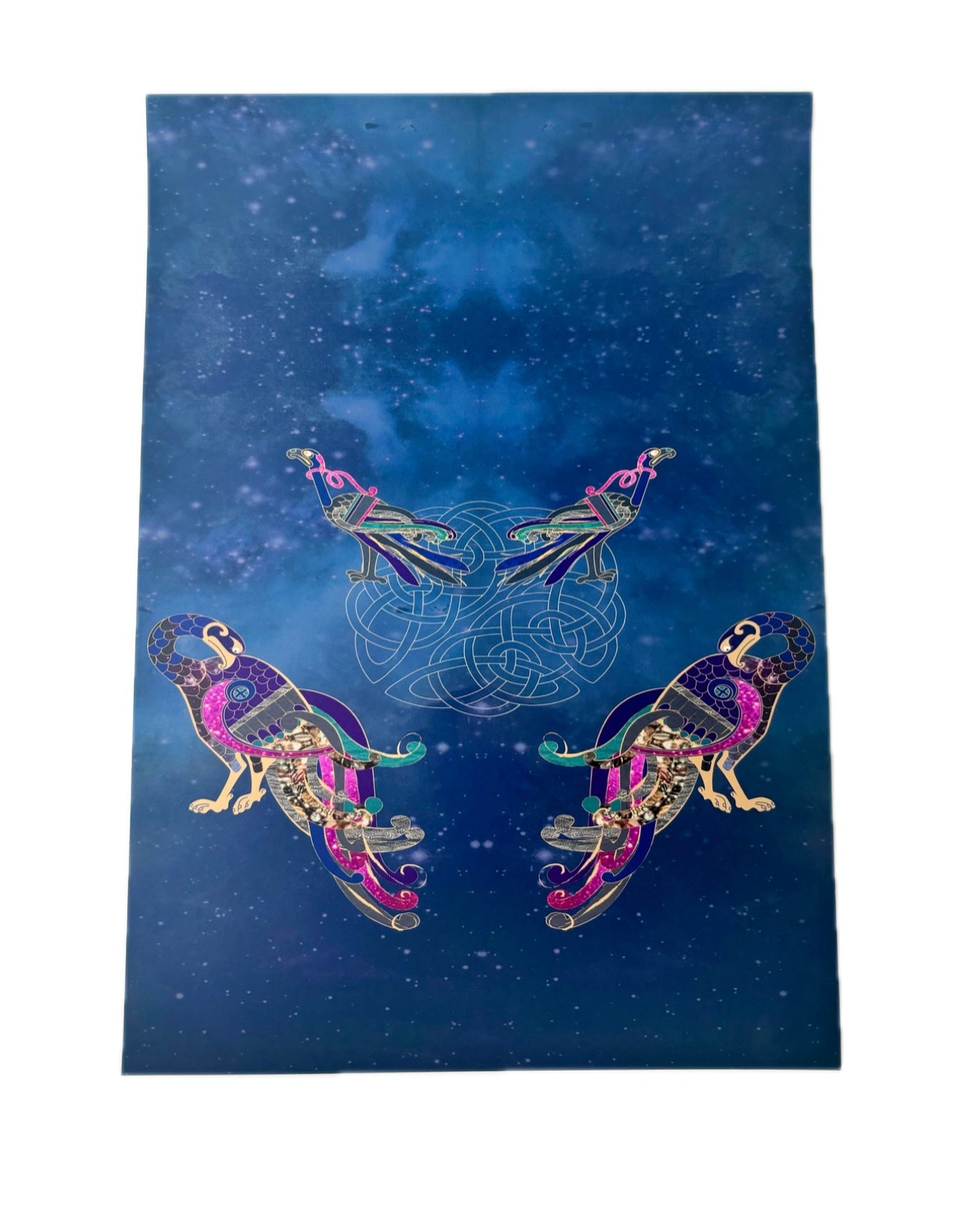 Kell's Space Mythology A4 Print - Inspired by the BOOK OF KELLS TM