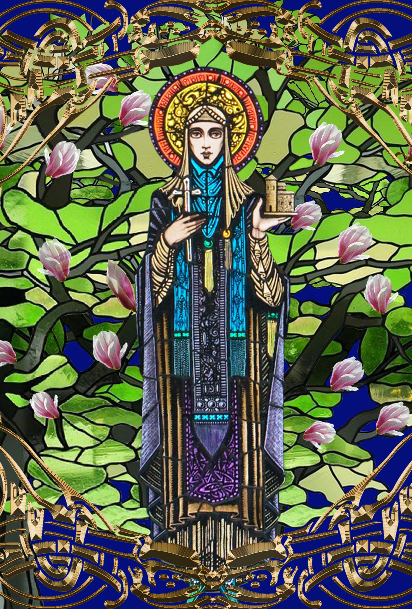 St Brigid Greeting Card