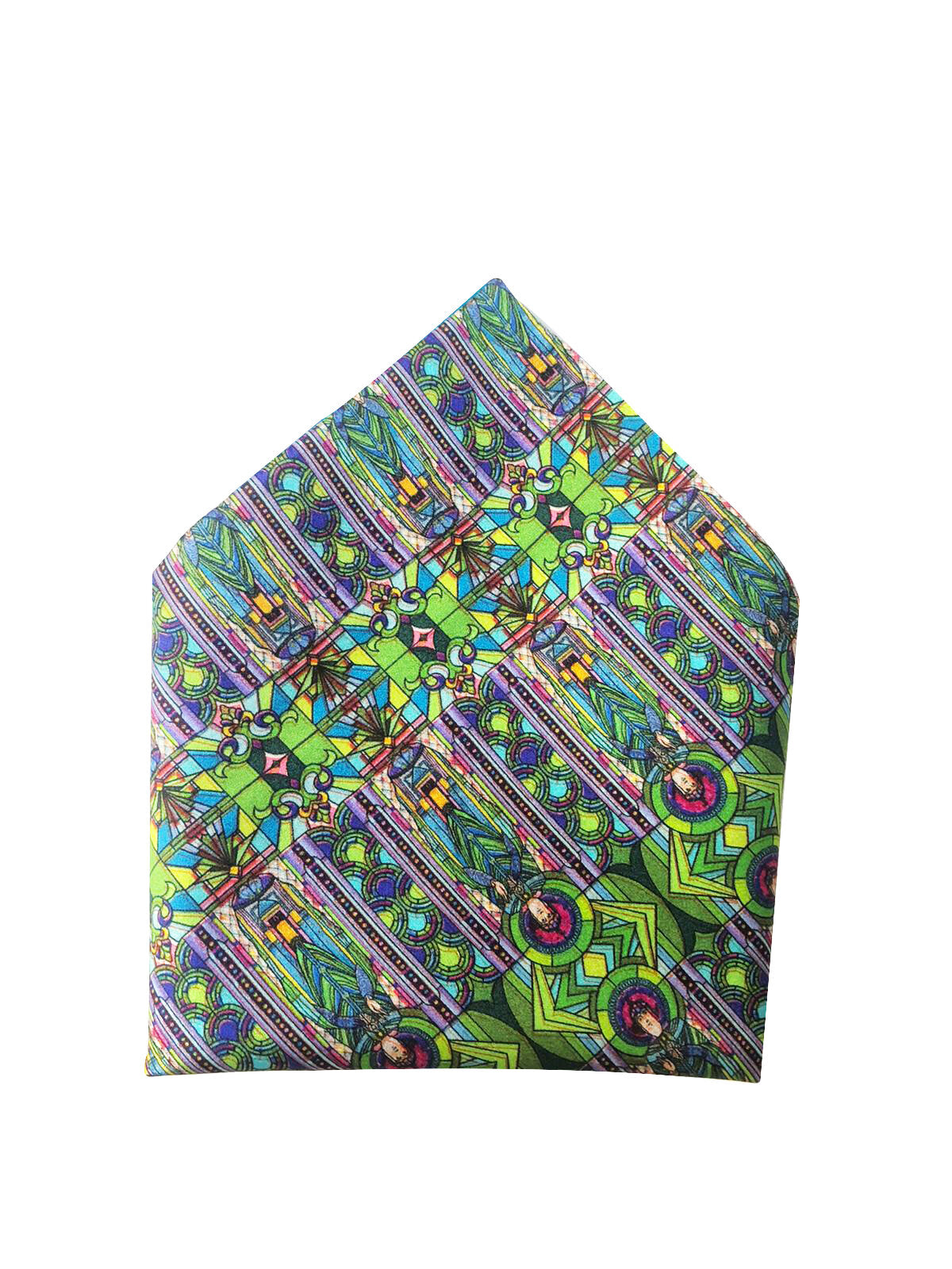 St. Patrick Pocket Square Green