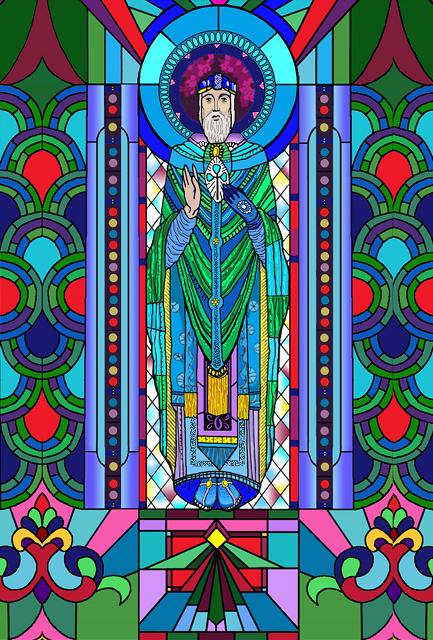 St Patrick Greeting Card