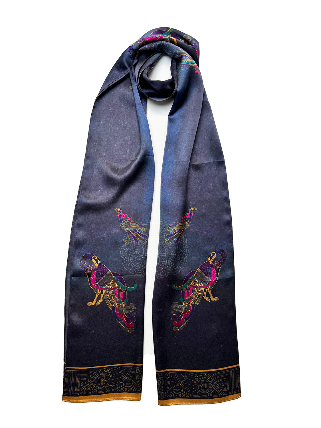 Kell's Space Mythology Scarf -  inspired by the BOOK OF KELLS TM