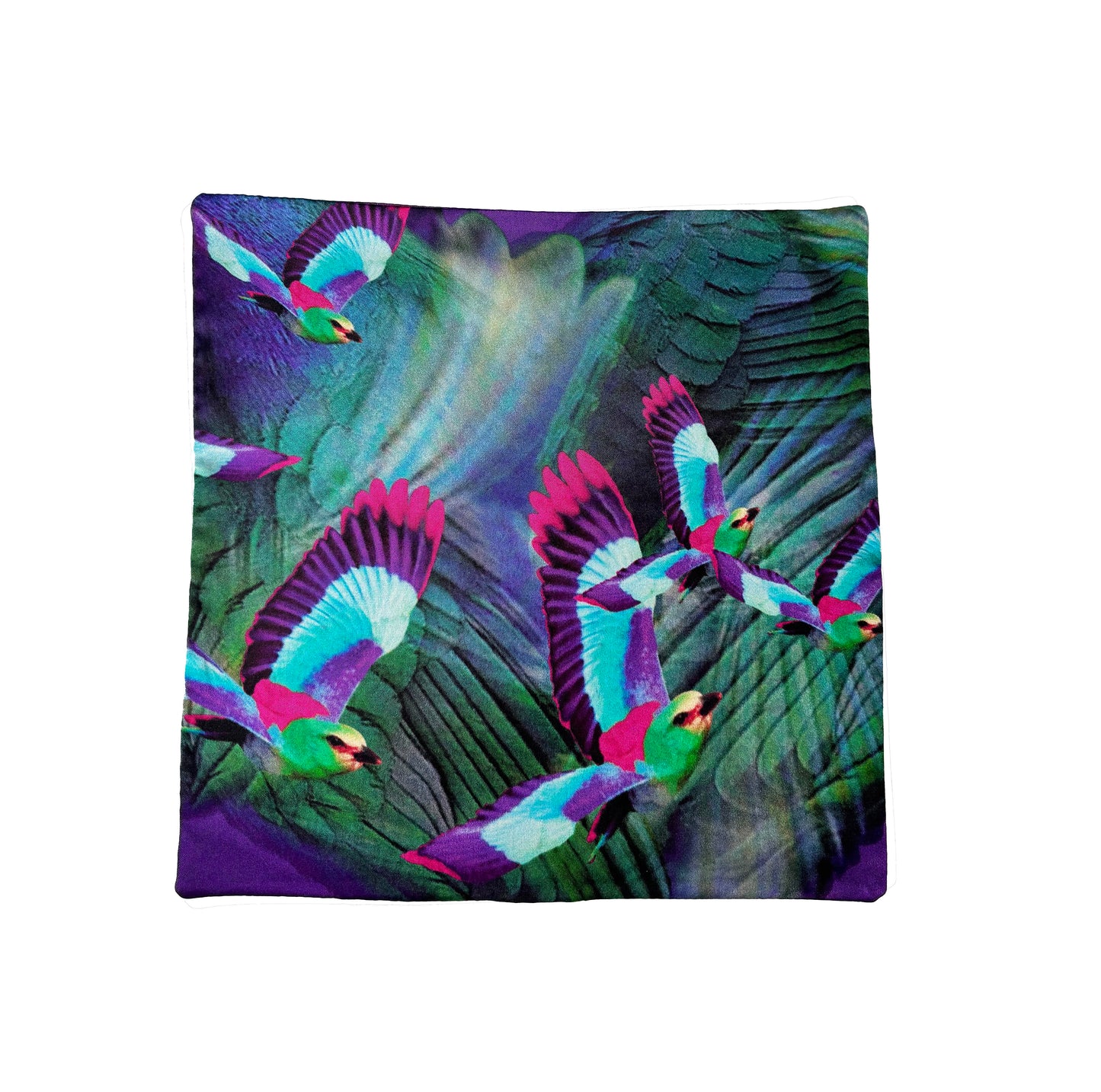 Hummingbird Violet Pocket Square