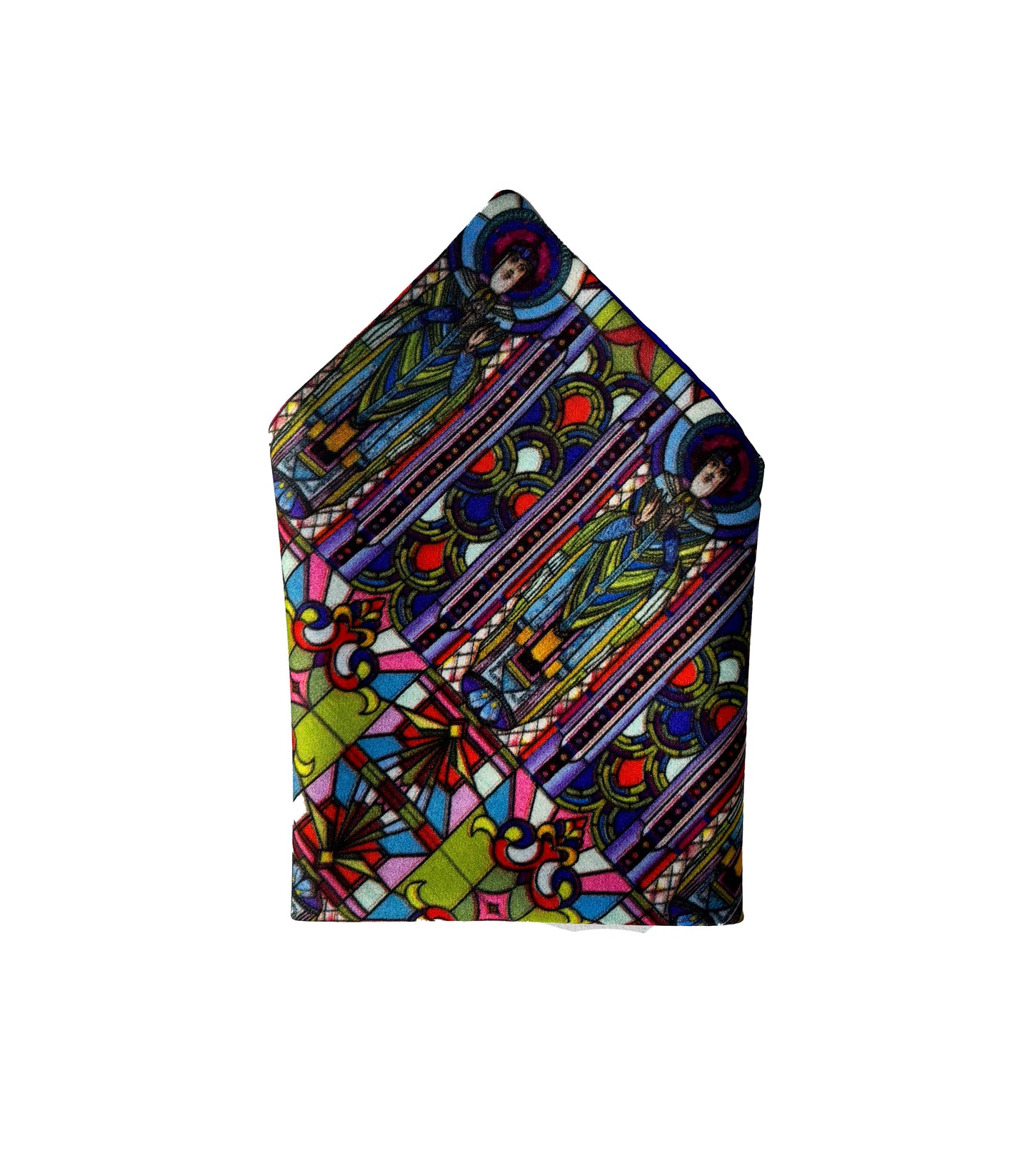 St. Patrick Pocket Square Colourful (smaller print)