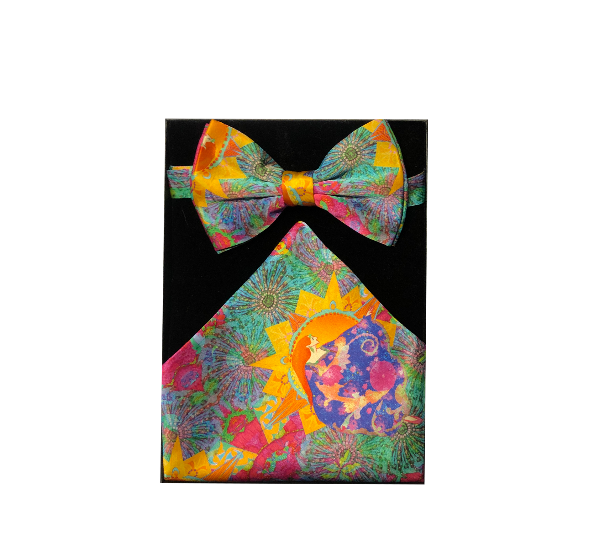 Mist and Moonshine Bow Tie and Pocket Square