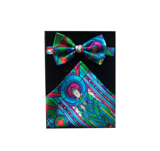 St. Patrick Bow Tie and Pocket Square Colourful