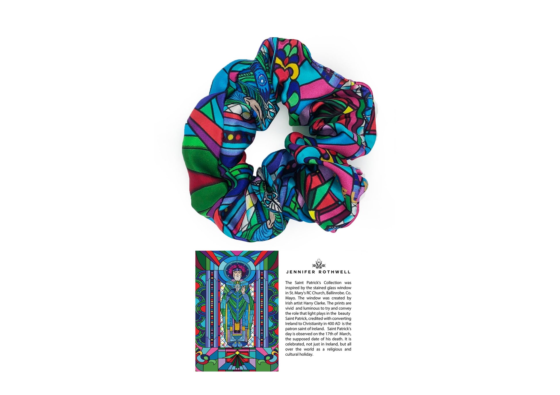 St. Patrick Silk Scrunchie