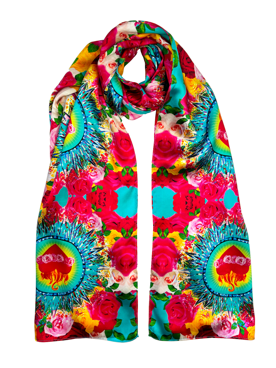 Immaculate Heart Silk Scarf