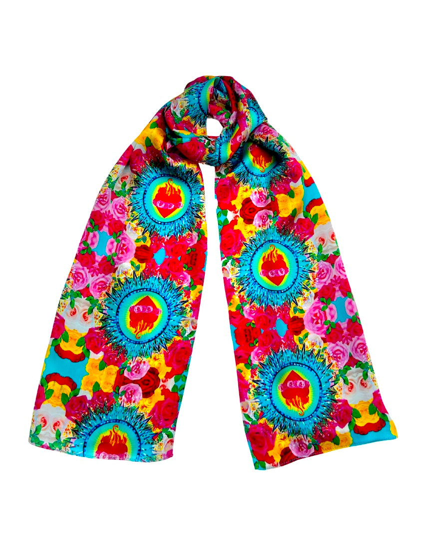 Immaculate Heart Silk Scarf