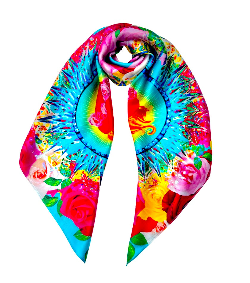 Immaculate Heart Silk Scarf