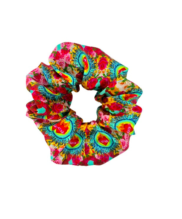 Immaculate Heart Silk Scrunchie