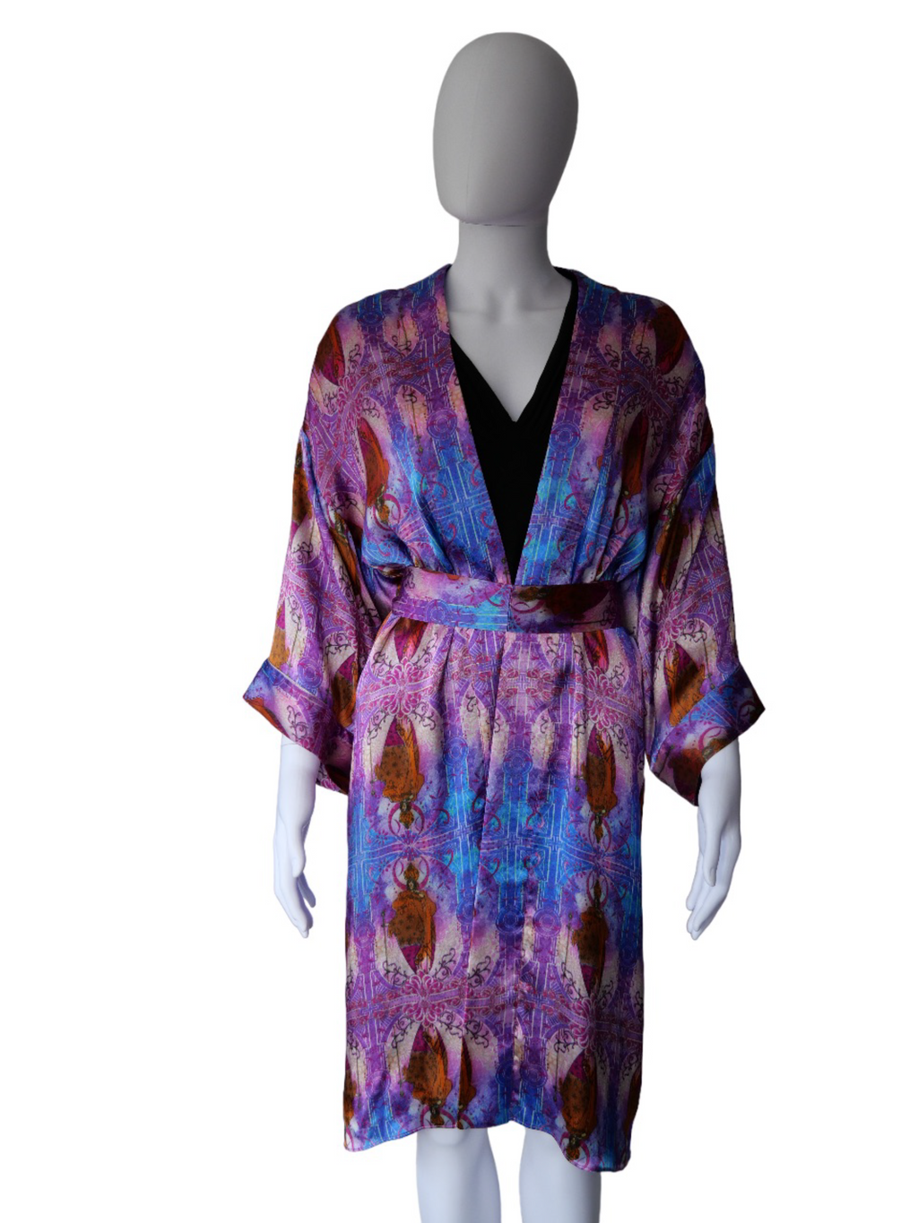 Snow Queen Silk Kimono