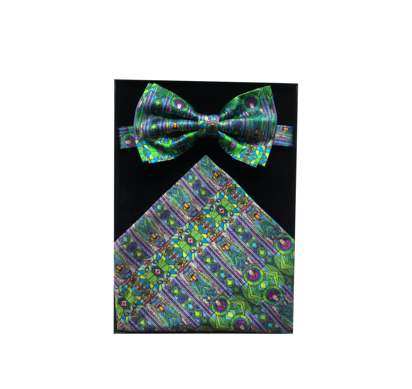 St. Patrick Bow Tie and Pocket Square Green