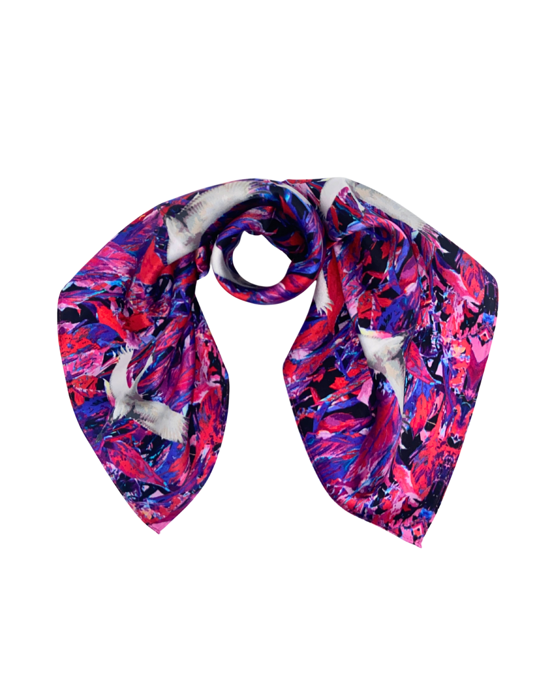 Red Crane Scarf
