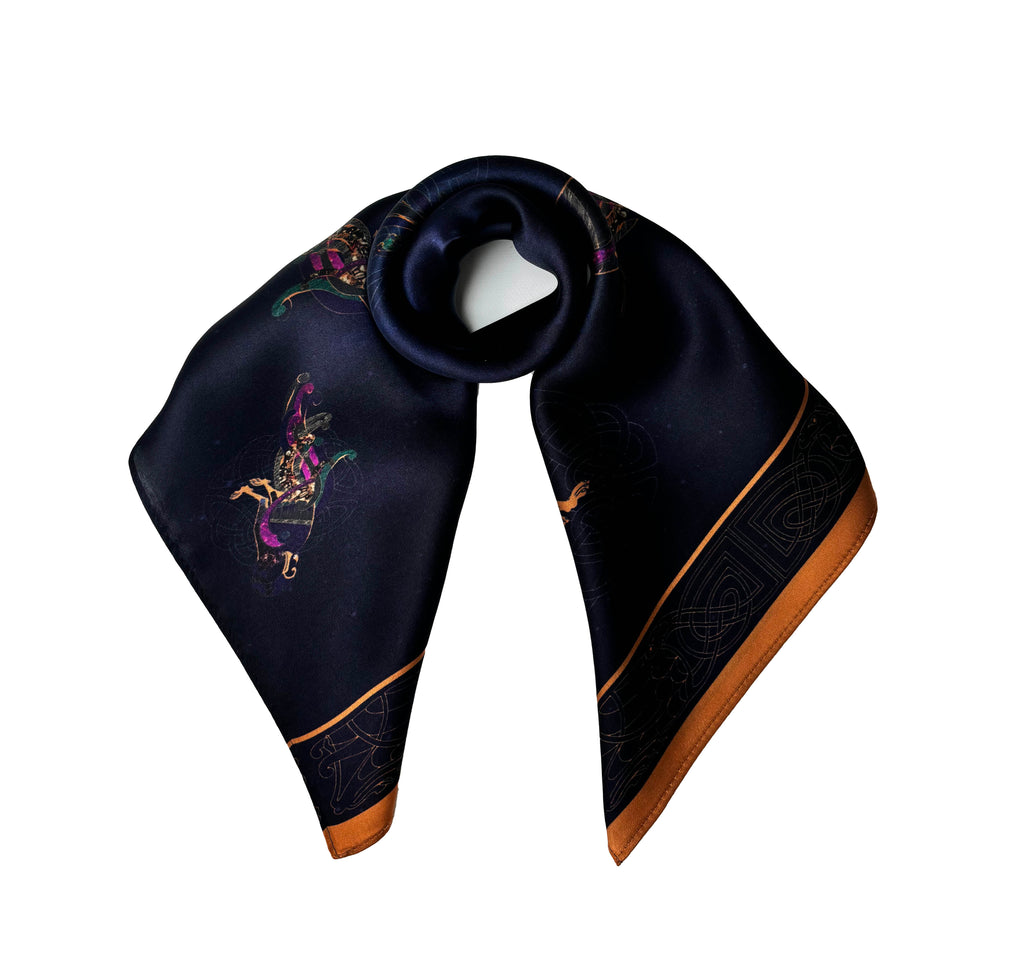 Kell's Space Mythology Scarf -  inspired by the BOOK OF KELLS TM
