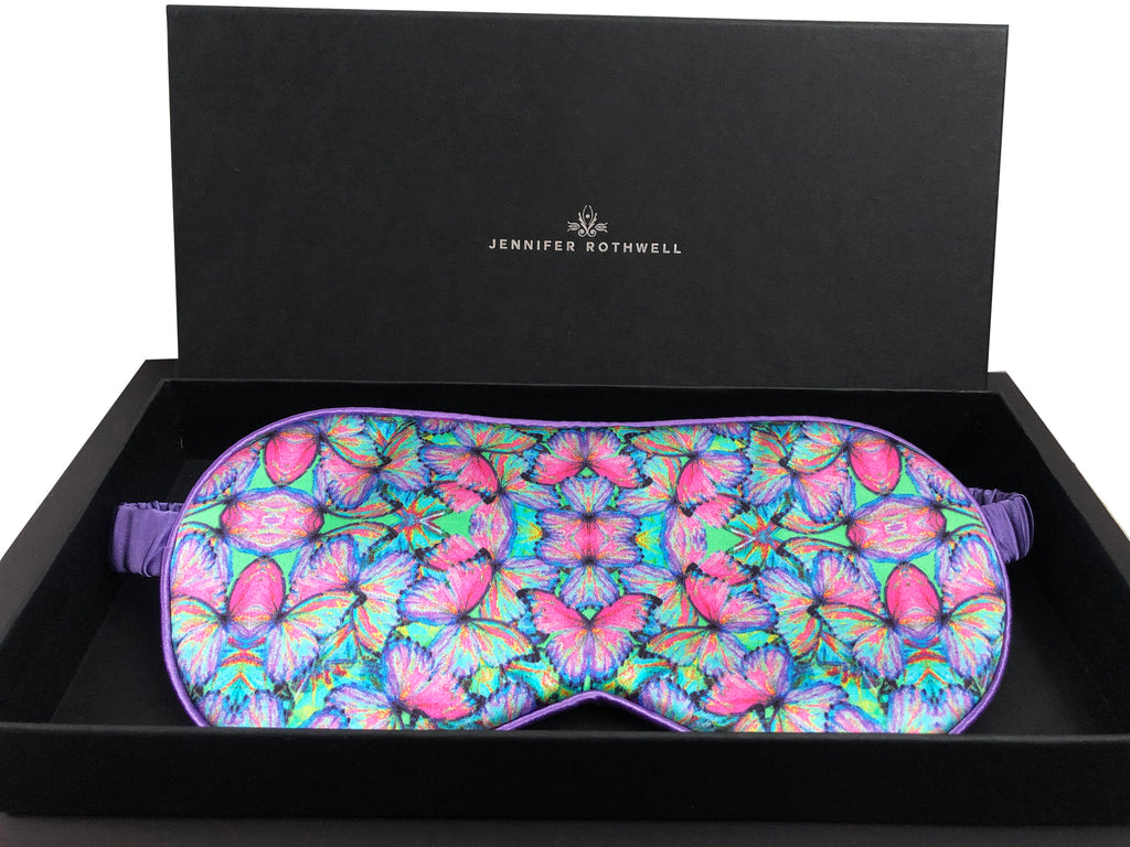 Féileacán (Butterfly) Silk Eye Masks