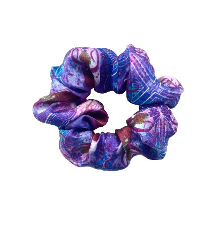 Snow Queen Silk Scrunchie