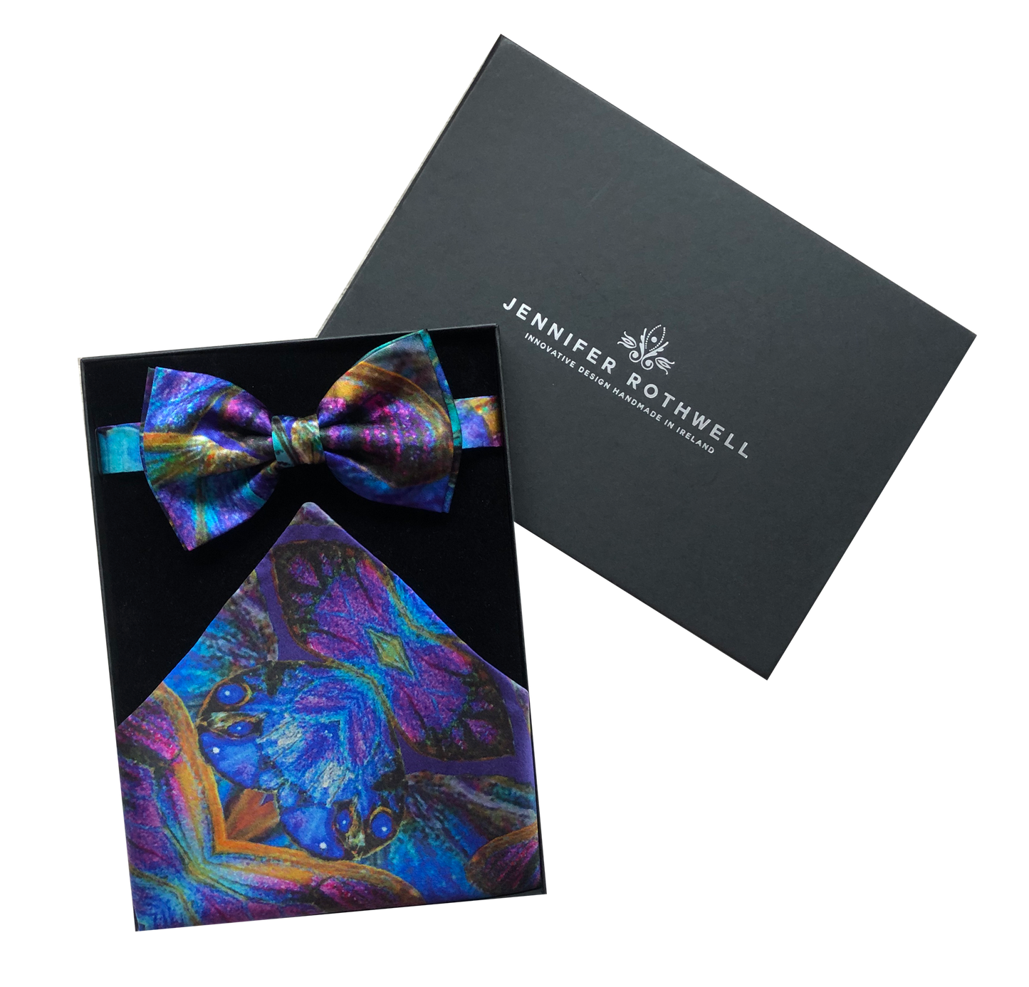 Luna Bow Tie and Pocket Square