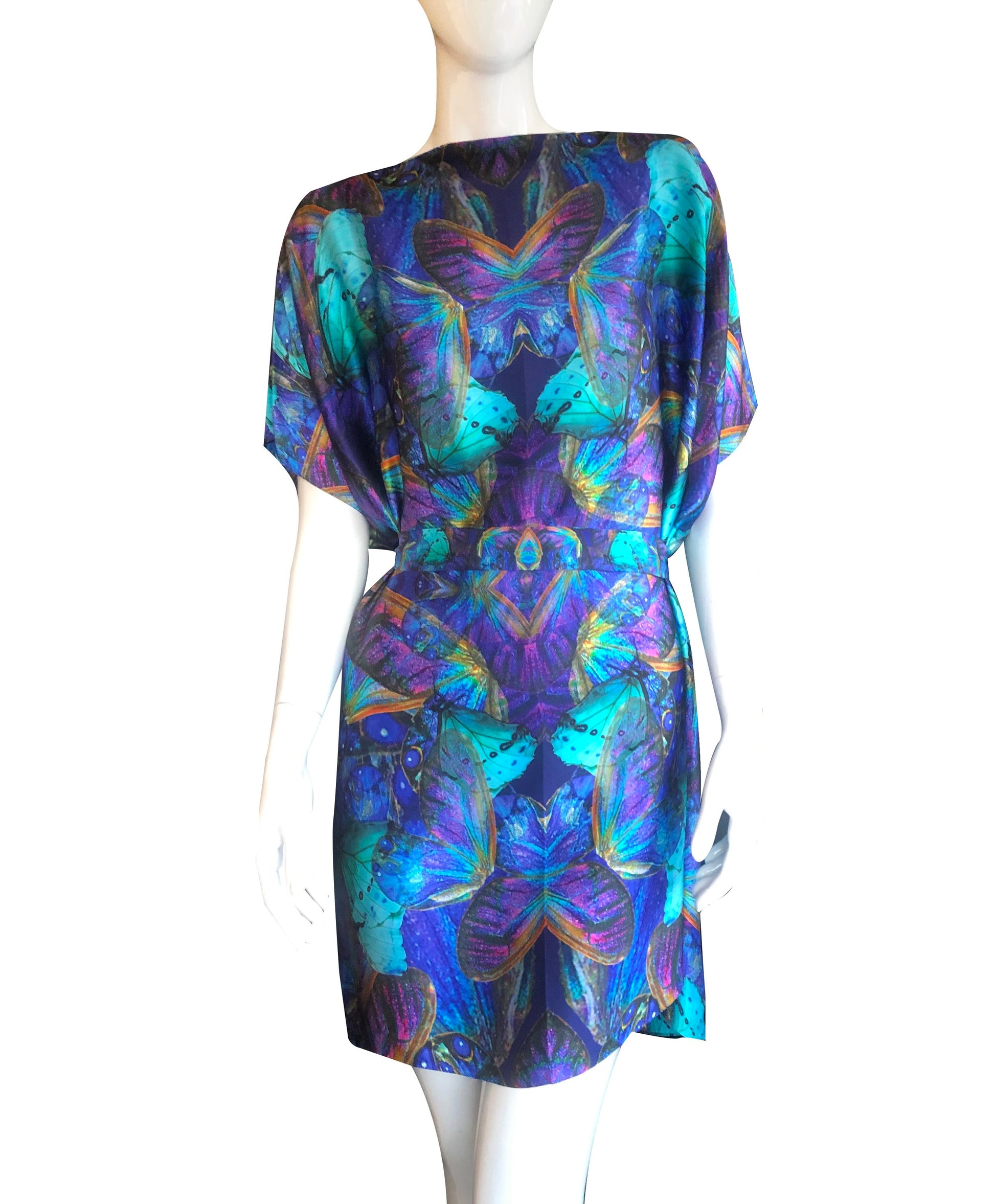Luna 100% Silk Tunic Dress