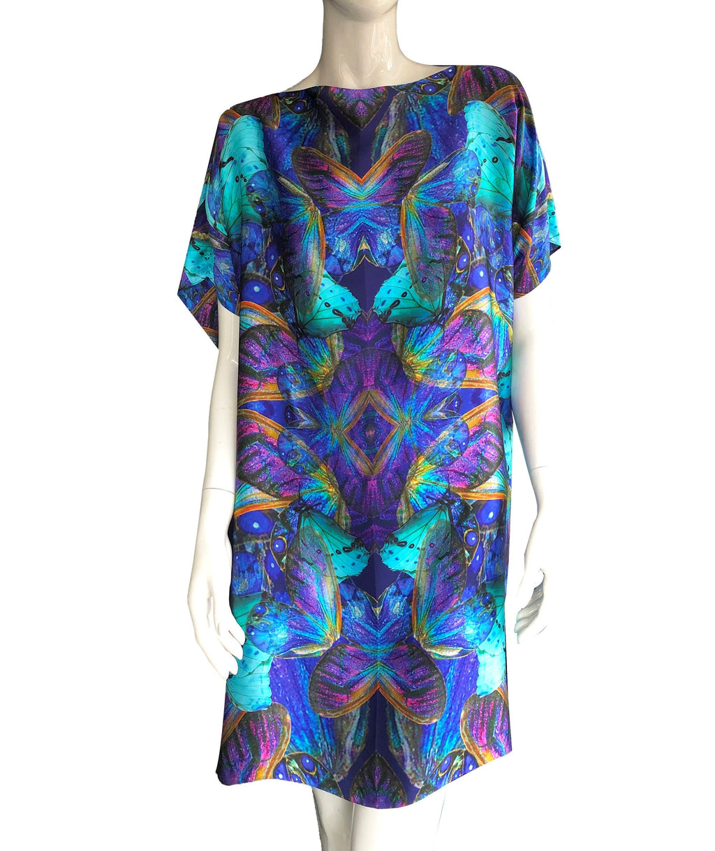 Luna 100% Silk Tunic Dress