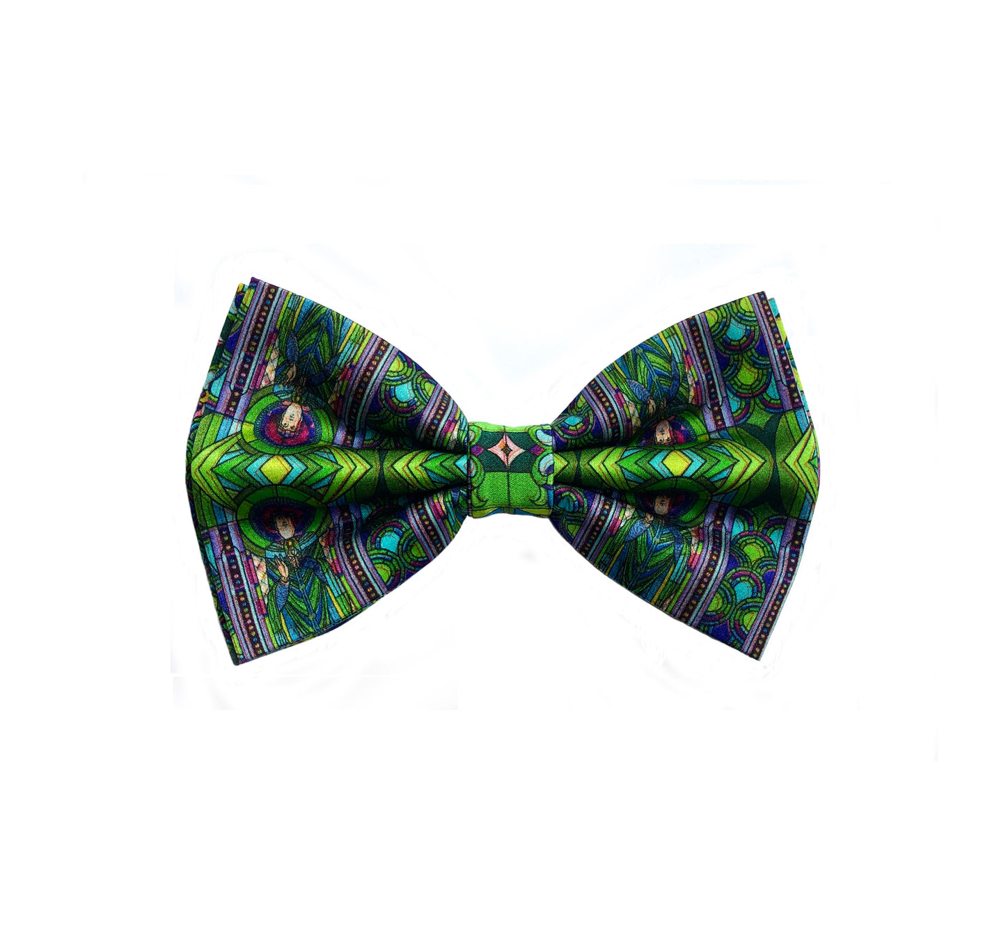St Patrick Green Bowtie ~ Double Layer