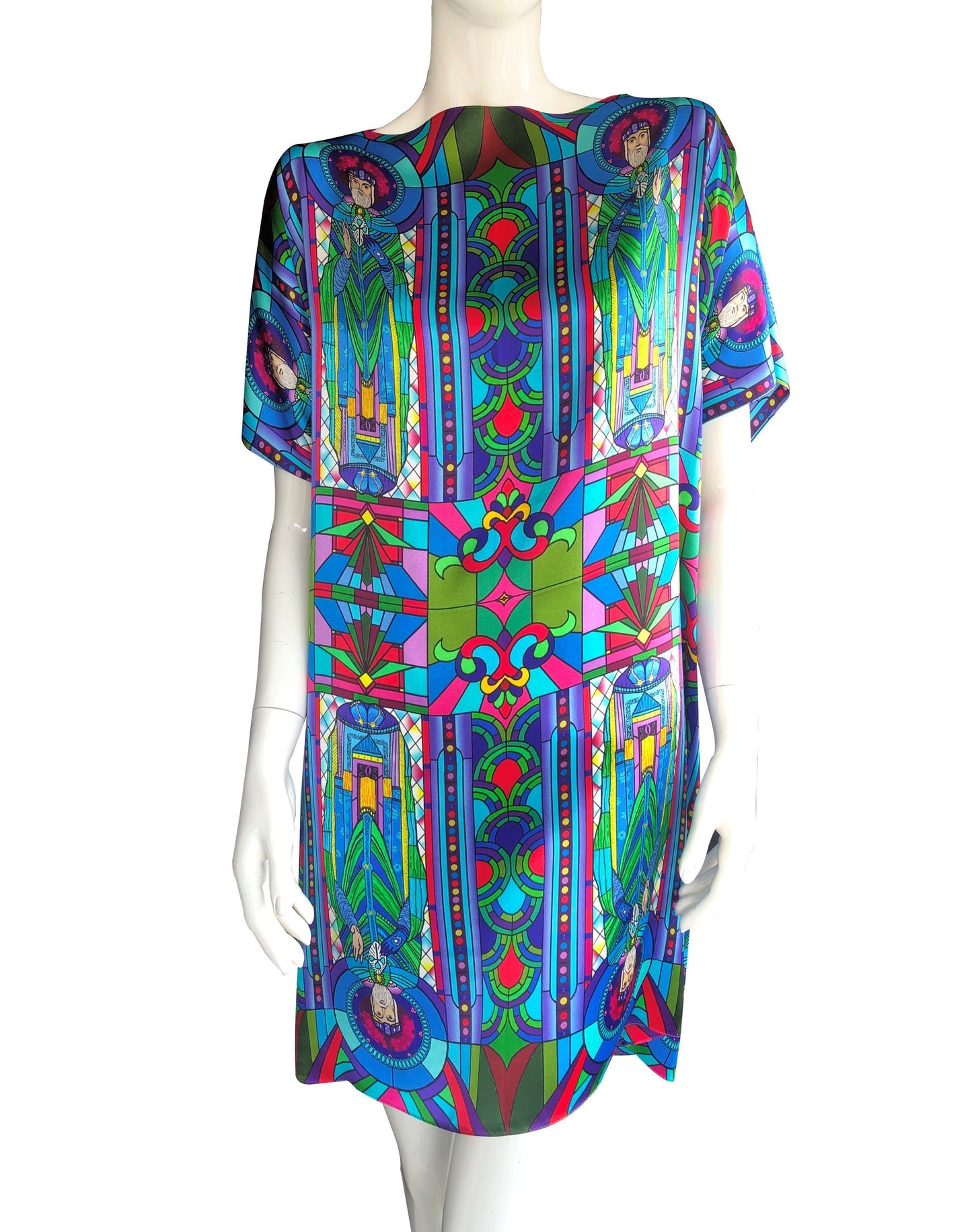 St. Patrick Mutil 100% Silk Tunic Dress