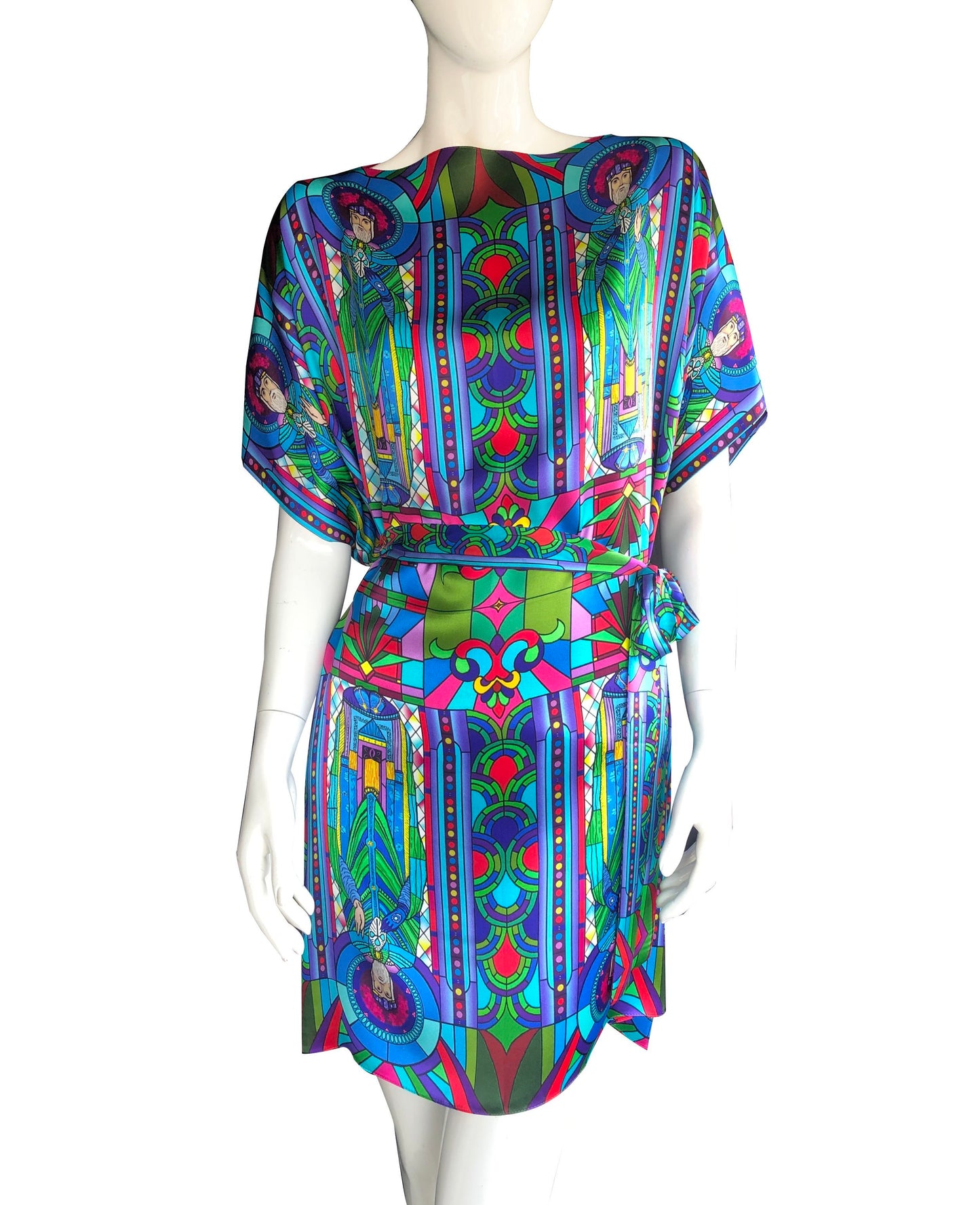 St. Patrick Mutil 100% Silk Tunic Dress
