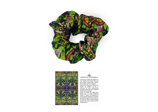 St. Brigid Silk Scrunchie