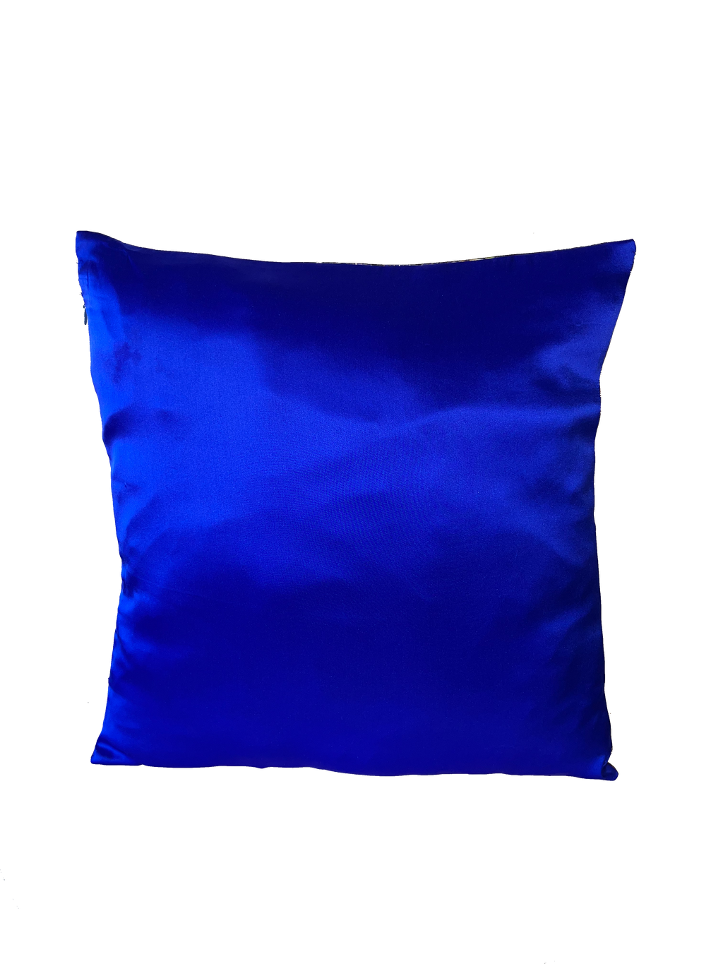 St. Brigid Silk Cushion with Blue lining (made to order)