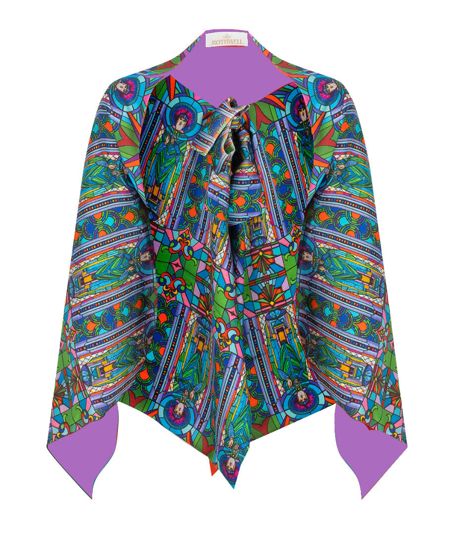 St.Patrick Multi Print Warp (Purple inside)